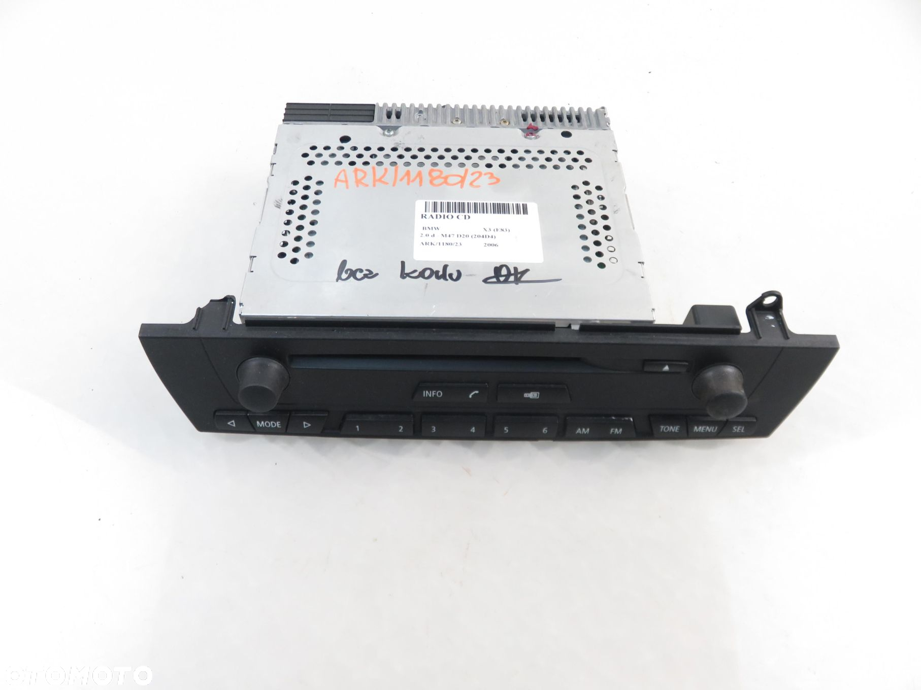 RADIO BMW X3 (E83) 9118823 - 4