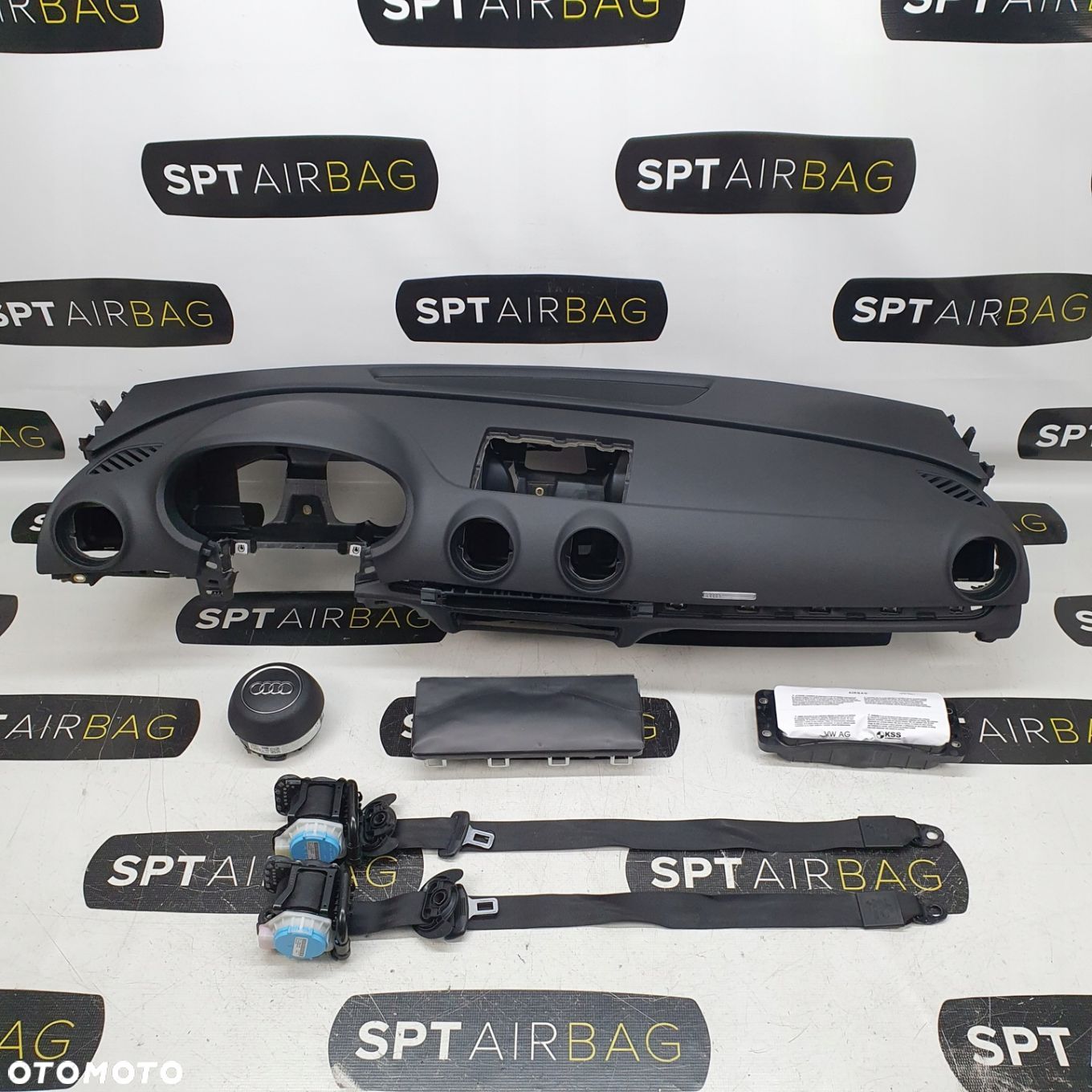 AUDI A3 8V LIFT VIRTUAL DESKA ROZDZIELCZA KONSOLA KOKPIT PULPIT PODUSZKI AIRBAG AIR BAG PASY KIT SET - 1