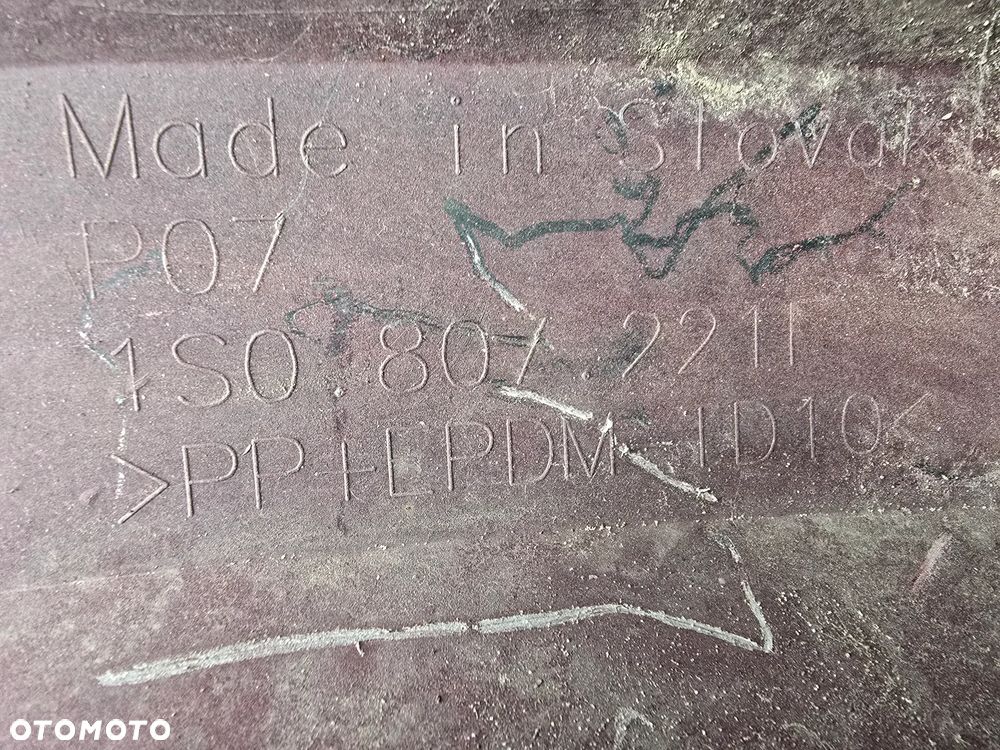 Vw up lift zderzak przód ładny oryginał grill - 6