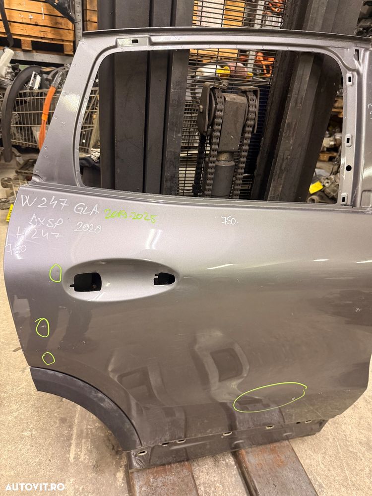 Usa dreapta spate MERCEDES GLA W247 H247 an 2019-2025 cu defect - 2