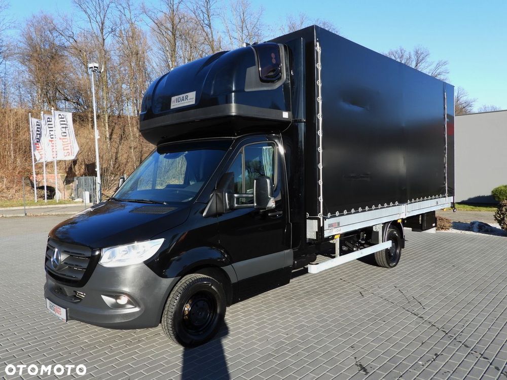 Mercedes-Benz SPRINTER 319 PLANDEKA 12 PALET TEMPOMAT NAWIGACJA PNEUMATYKA AUTOMAT HI-MATIC KLIMATYZACJA  190KM - 7