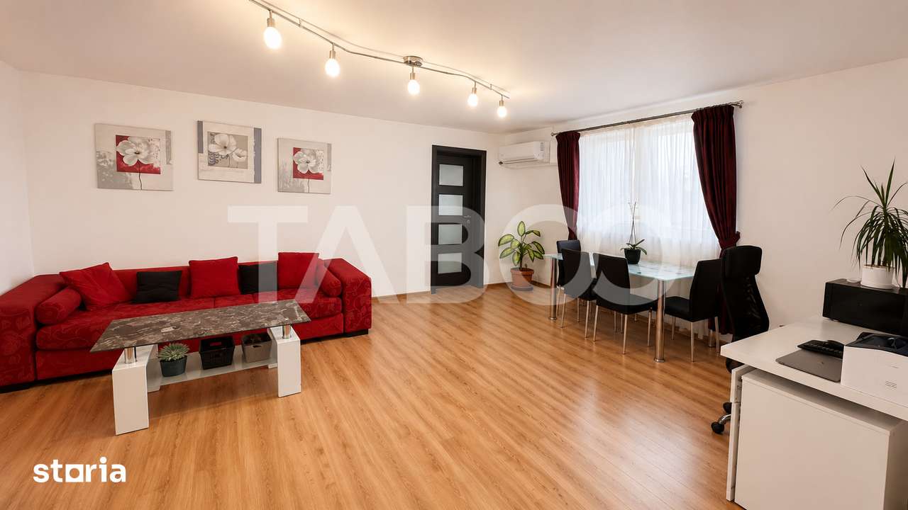 Apartament 3 camere de vanzare mobilat utilat 77 mp Arhitectilor Sibiu — fotografia 1