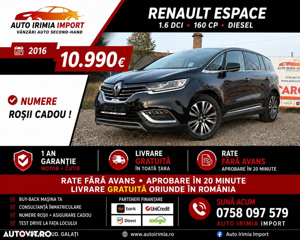 Renault Espace Energy dCi 160 EDC Initiale Paris - 1