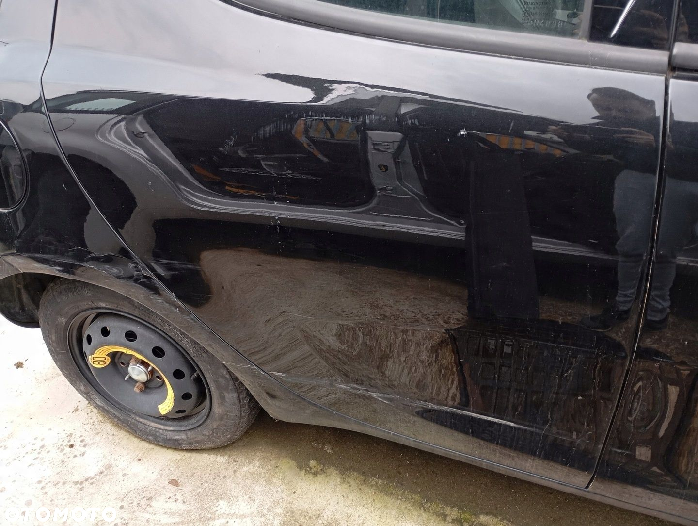 Lancia Chrysler Ypsilon 3 III 312 2011- DRZWI TYŁ PRAWE 876 NERO CARBONIO - 6