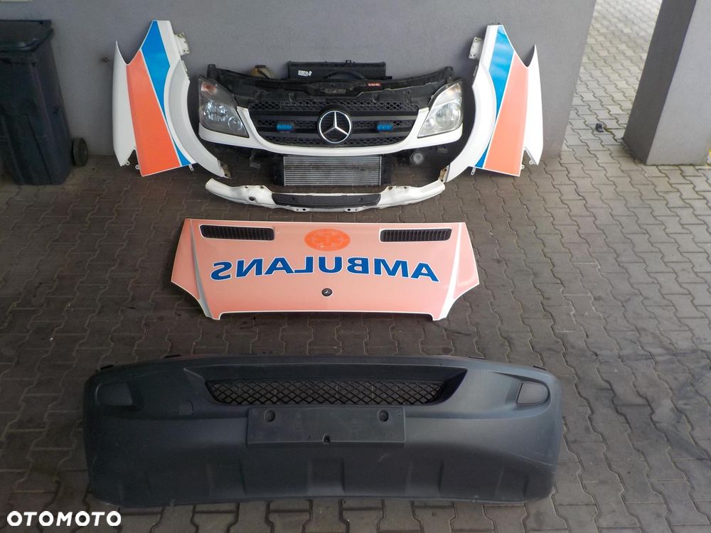 SPRINTER 906 06- PAS PRZEDNI ZDERZAK KOMPLETNY PRZÓD MASKA LAMPY WZMOCNIENIE BELKA BŁOTNIK - 1
