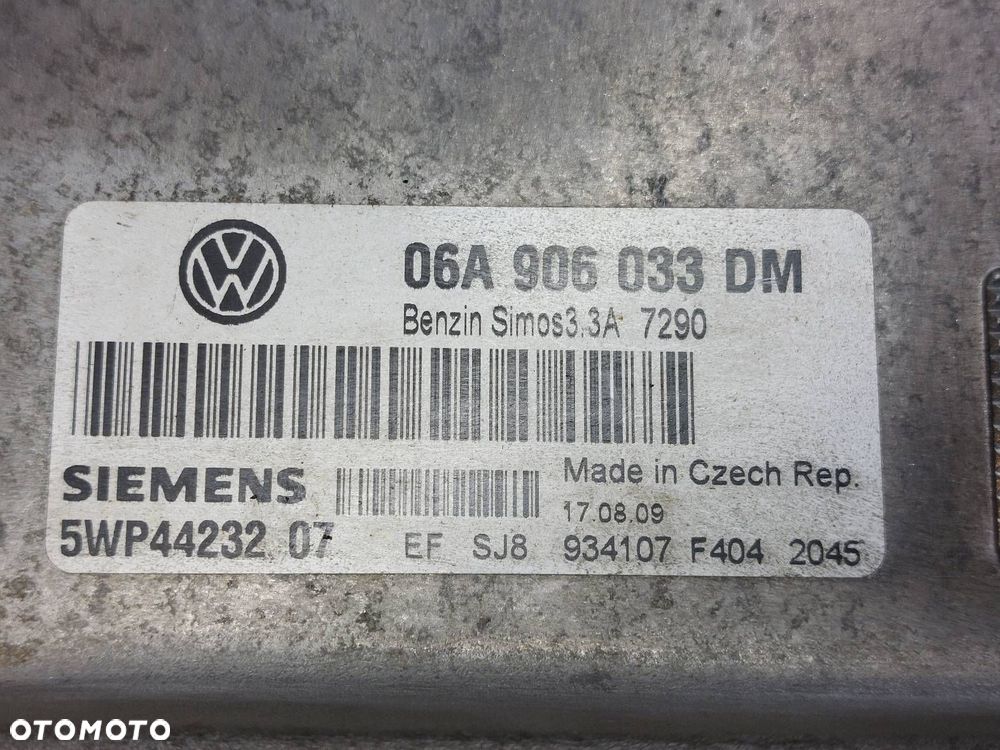 ZESTAW STARTOWY SKODA OCTAVIA I 1.6 8V 06A906033DM 4B0905851C 1U0920811B - 2