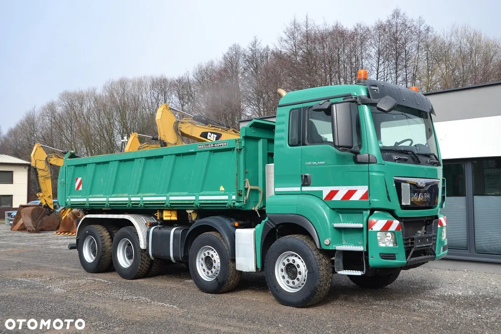 MAN TGS 35 480, BORDMATIC, MANUAL, WYWROTKA KIPER MEILLER,8X4 - 14