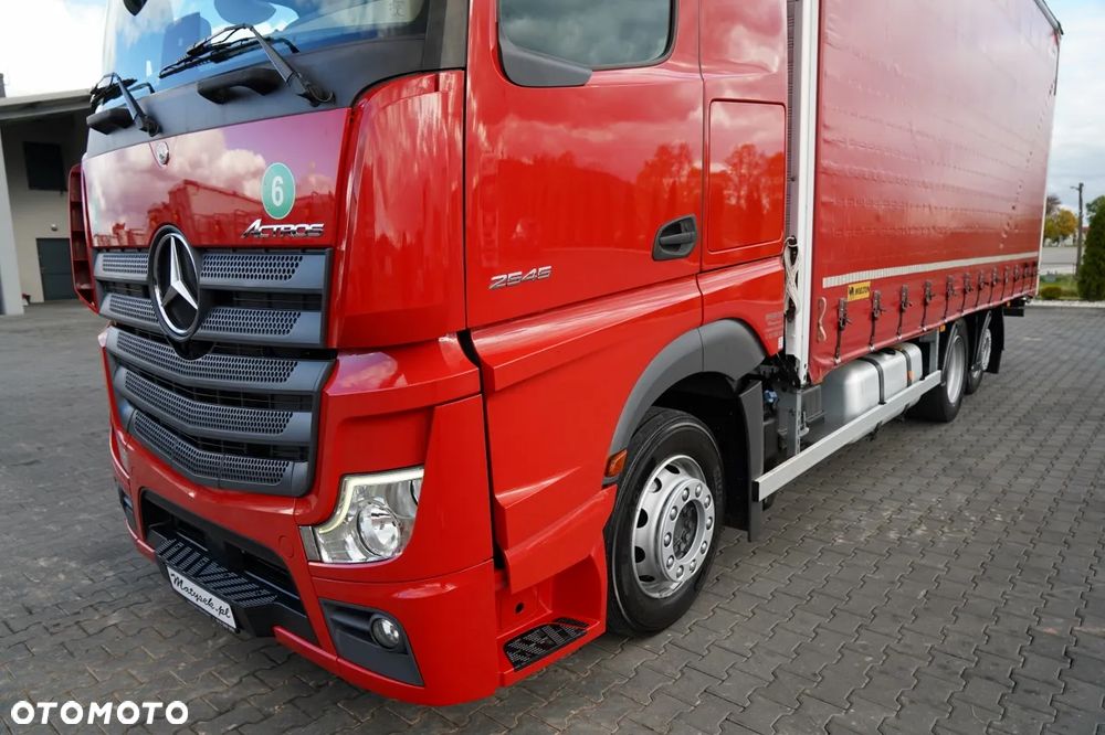Mercedes-Benz ACTROS 2545 / FIRANKA- 7,7 M  / 6x2 / OŚ PODNOSZONA / BIG SPACE / WIELTON / 2021 - 9