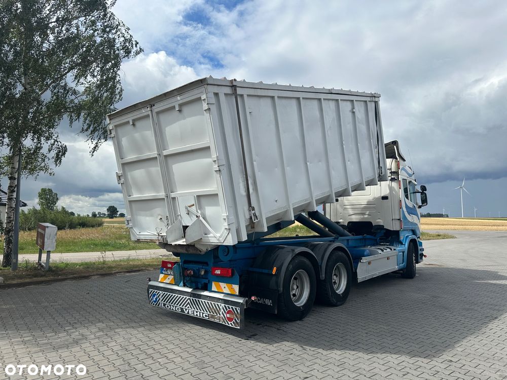 Scania R480 6x4 2014 hakowiec do zboza złomu trocin hak - 8