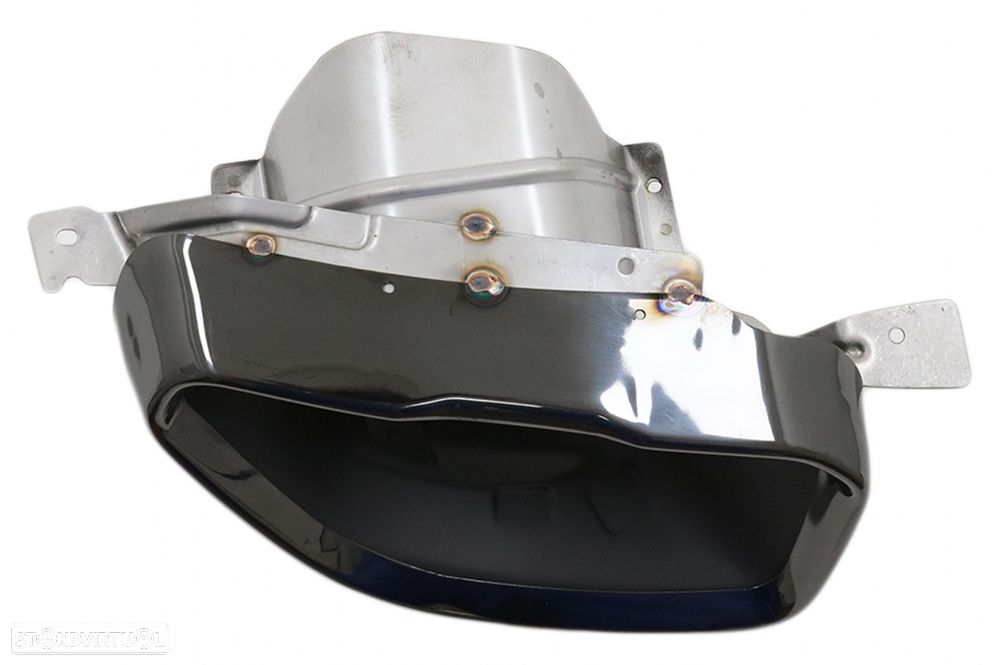 Difusor com Ponteiras Bmw Série 4 G22 G23 (2020 em diante) Look M440i - 2