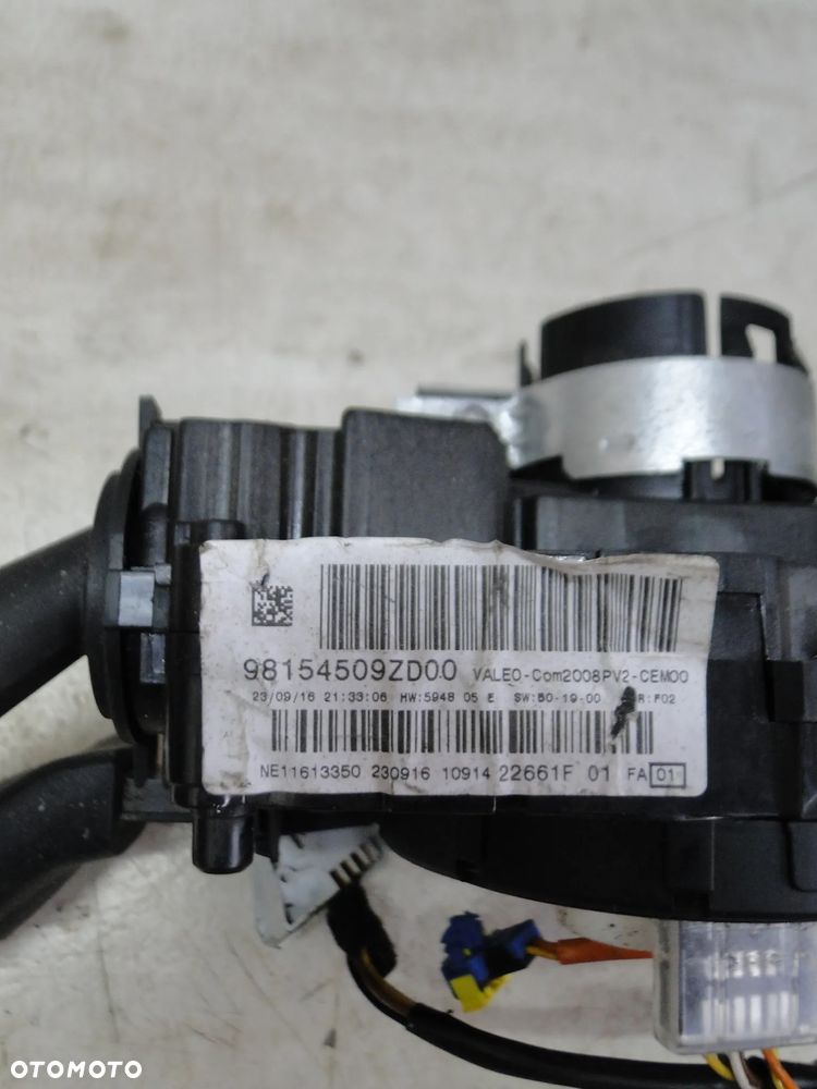 PEUGEOT 2008 I 208 308 T9 PRZEŁACZNIK ZESPOLONY MANTEKA TAŚMA AIRBAG EUROPA - 6