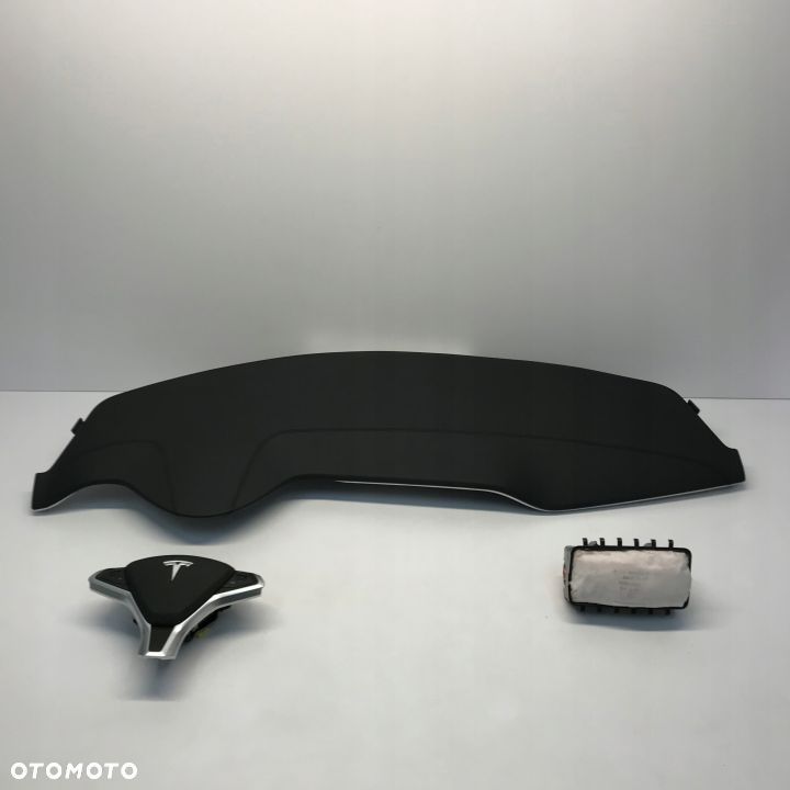 TESLA MODEL S X DESKA ROZDZIELCZA KONSOLA KOKPIT PULPIT PODUSZKI AIRBAG AIR BAG KIT SET - 1