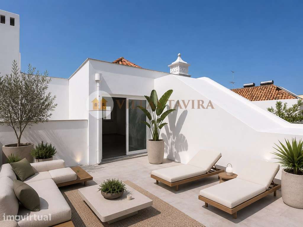 Apartamento T2+1 - NOVO - centro de Tavira com terraço