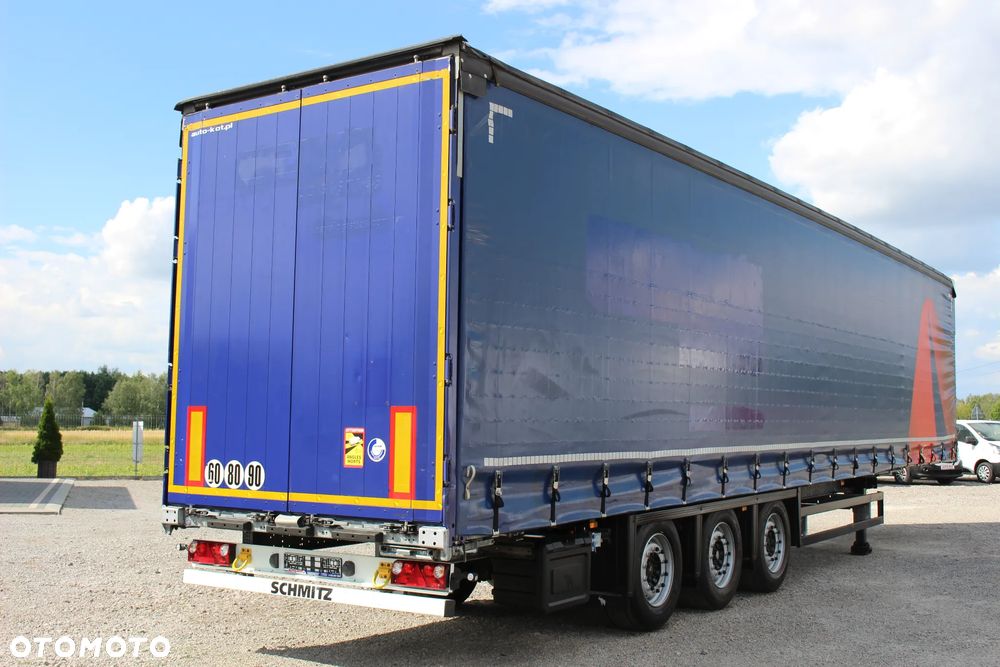 Schmitz Cargobull VARIOS /FIRANKA  /OSIE SCHMITZ / DACH PODNOSZONY/ RAMA OCYNK /SERWIS FR / IDEALNY STAN / - 9