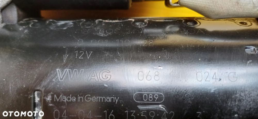 Rozrusznik 068911024G Passat b5 A4 b5 A4 b6 A6 C5 1,9TDI AWX AVF AVB - 2