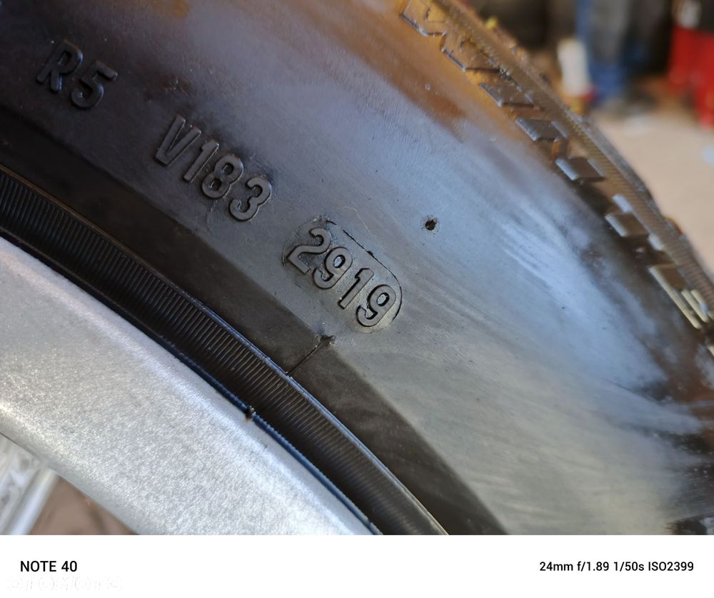 Koła aluminiowe zimowe BMW 5x112 7x18 et22 Pirelli 225/60/18 RunFlat - 7