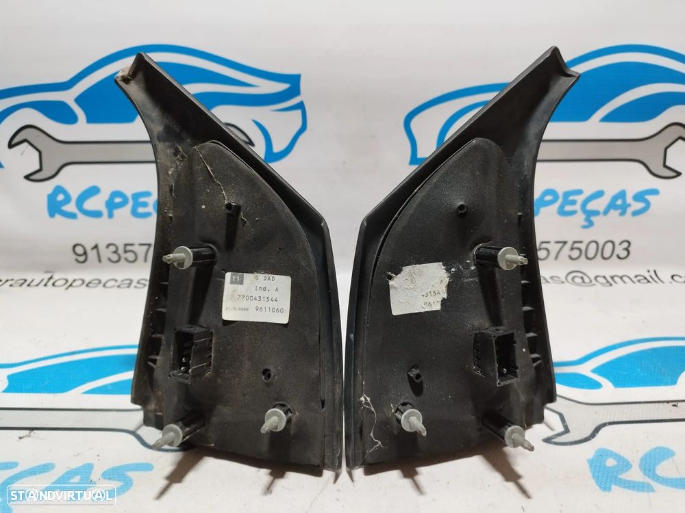 ESPELHO RETROVISOR ESQUERDO DIREITO RENAULT SCENIC I 1 MK1 FASE II 2 7700431542 7700431543 ELETRICO AQUECIDO ESPELHOS RETROVISORES - 10