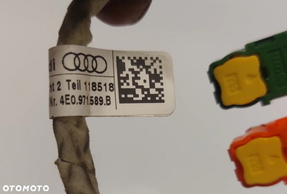 WIĄZKA PODUSZKI AIRBAG AUDI A4 A6 A8 4E0971589B SLASK WYSYLKA VAT - 2