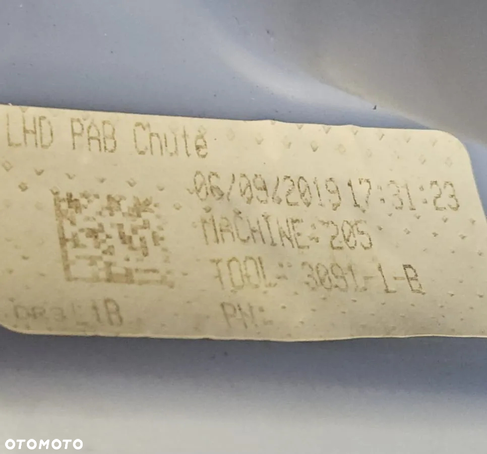Zaślepka Poduszki AirBag Pasażera Jeep Wrangler JL - 6