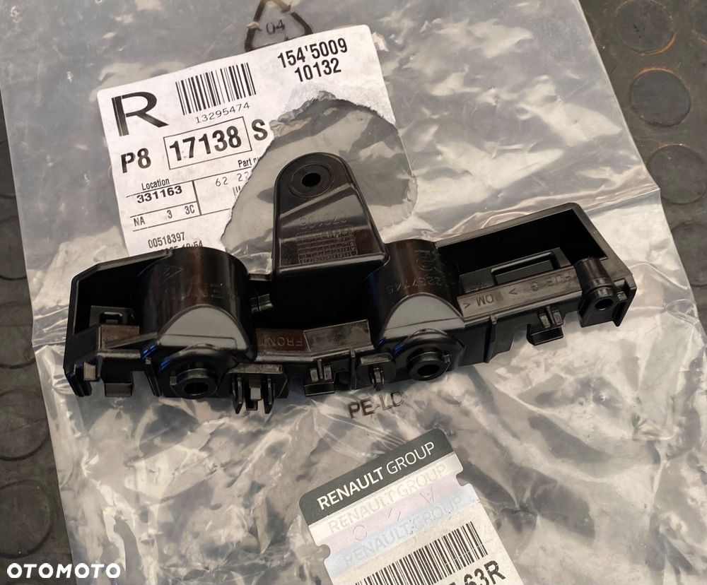 Renault Captur 2 II NOWY ! ORYGINALNY ! LEWY ŚLIZG WSPORNIK MOCOWANIE ZDERZAKA BŁOTNIKA  PRZEDNIEGO LEWY PRZEDNI PRZÓD W zderzak 622237745R Kaptur II - 3