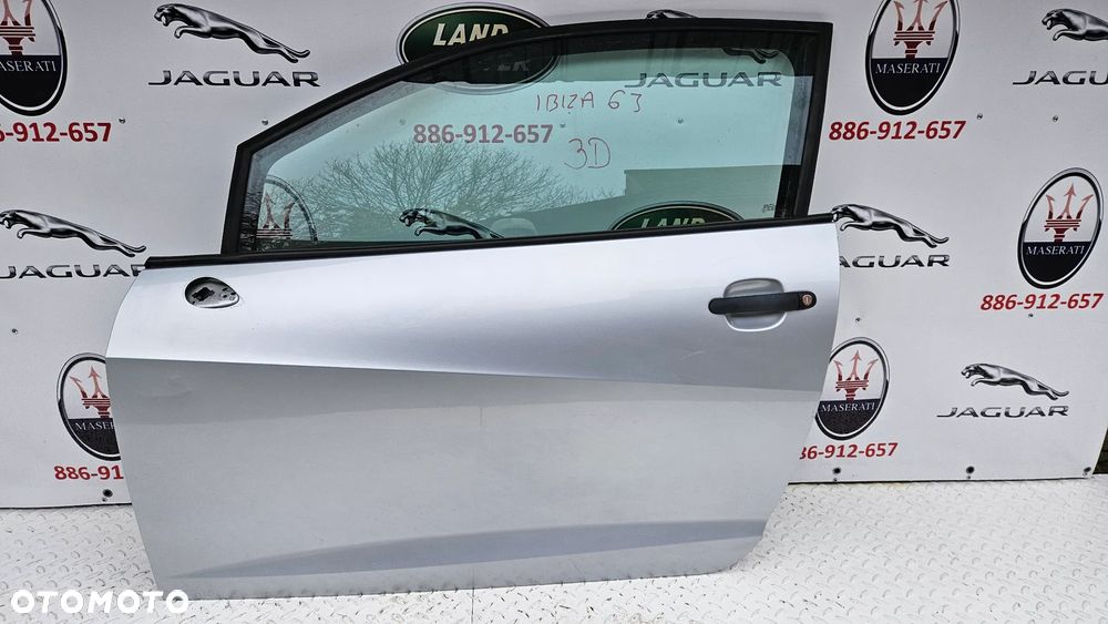 Seat Ibiza 6J 4 IV Drzwi przód lewy Drzwi przednie lewe 3 DRZWI kolor LS7Y Szyba Podnośnik Zamek  EUROPA KOMPLETNE - 1
