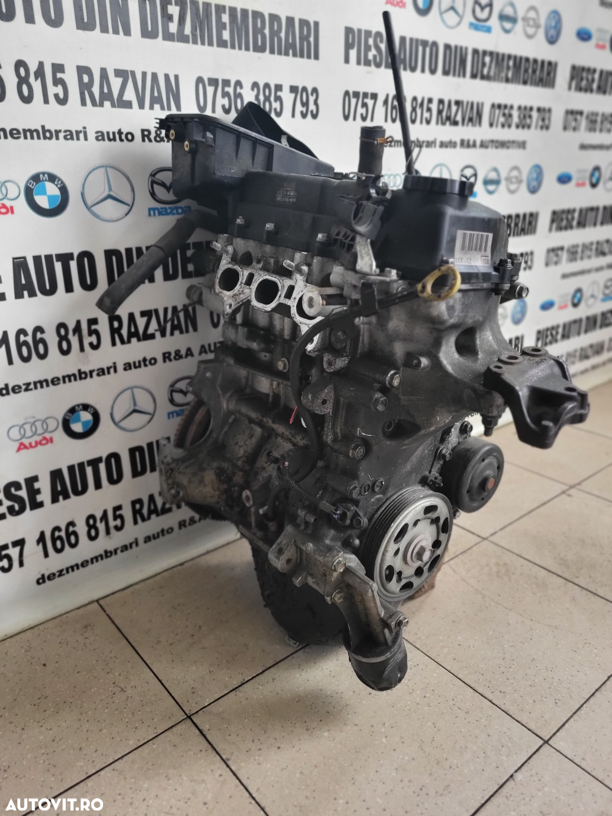 Motor 1.0 Benzina 1KRB52 Toyota Yaris Aygo Peugeot 107 Citroen C1 1KR-B52 Vanduta De Firma Cu Garan - 2