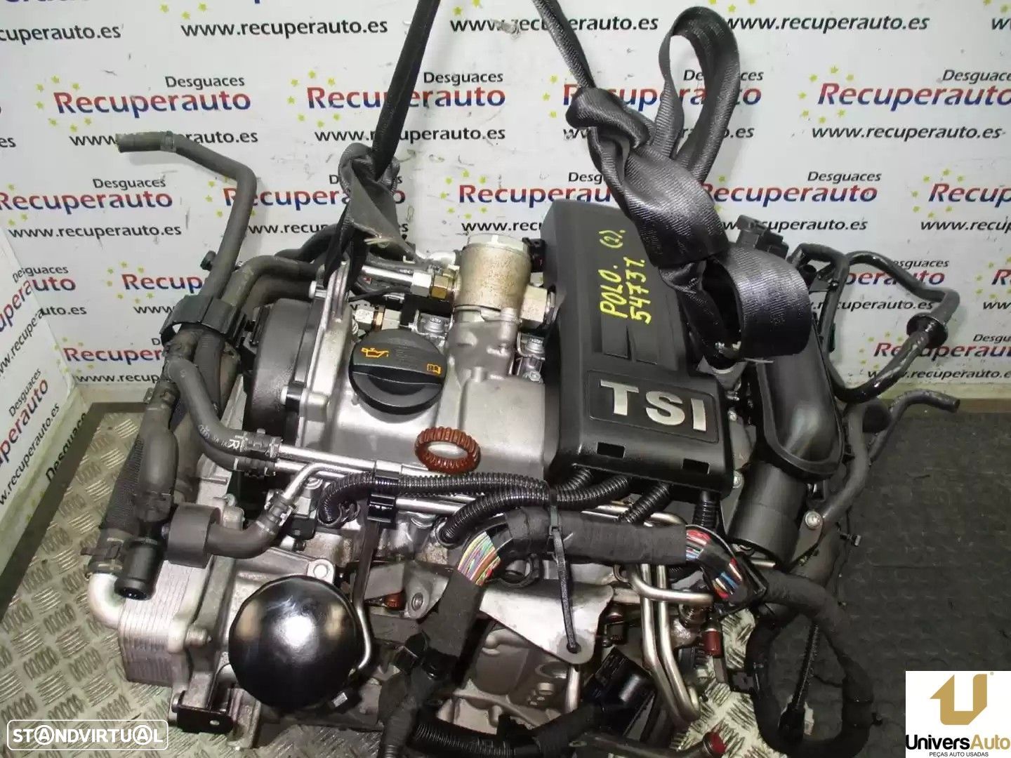 MOTOR COMPLETO VOLKSWAGEN POLO 2013 -CBZ - 1