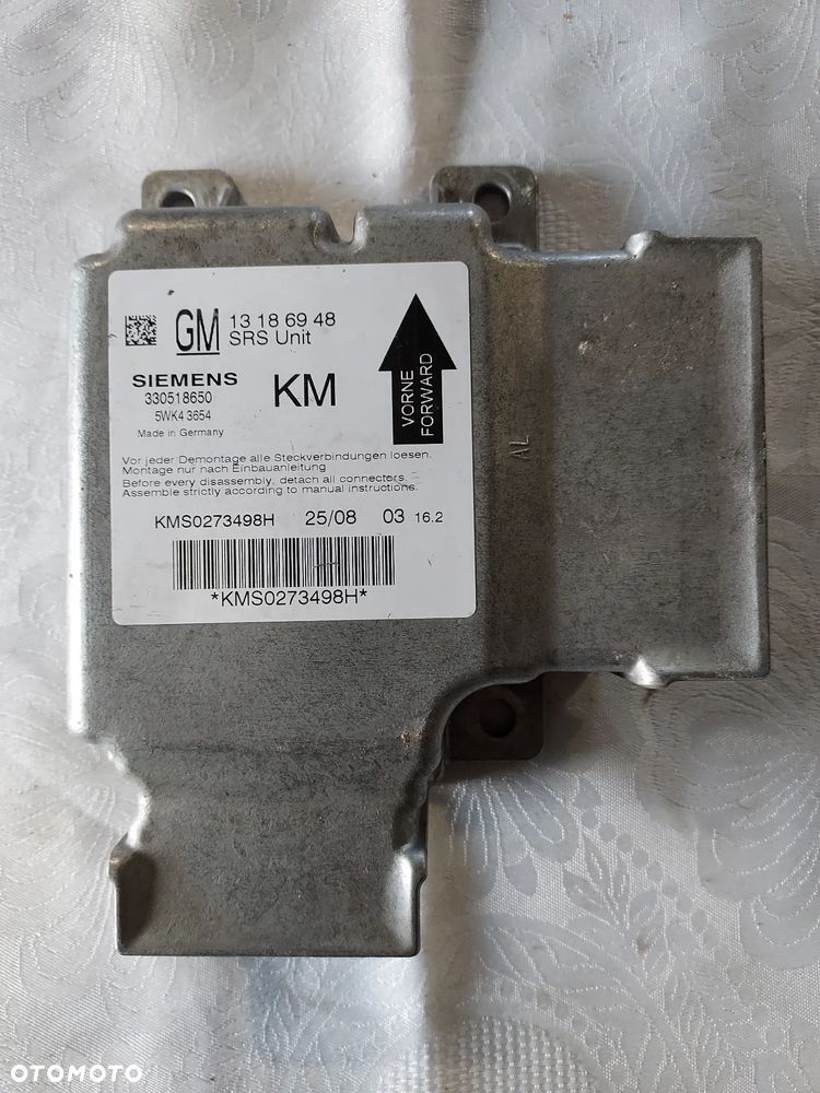 Moduł sensor poduszek Opel Vectra C lift - 1