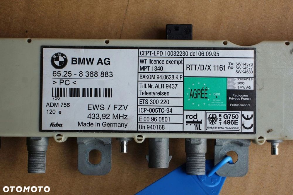 Wzmacniacz anteny moduł BMW 5 model e39 8368883 (2211) - 2
