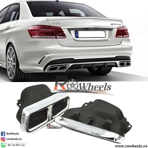 Ornamente tobe Tips evacuare Mercedes AMG S class E class C class W222 W212 W218 W205 W223 GLE GLC - 9