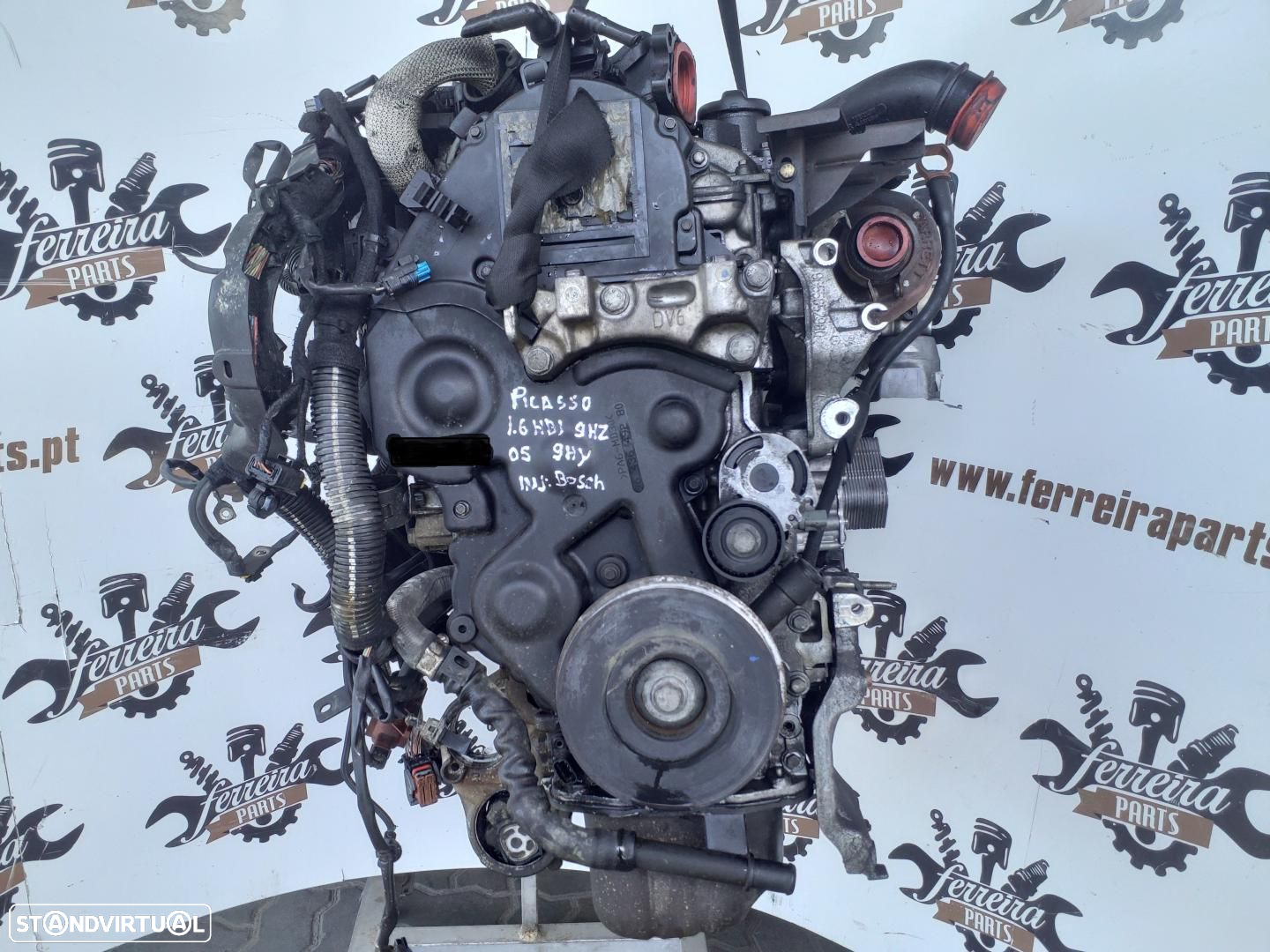 Motor PEUGEOT 206 1.6 HDI (2A/C) Ref: 9HZ | 9HY - 3