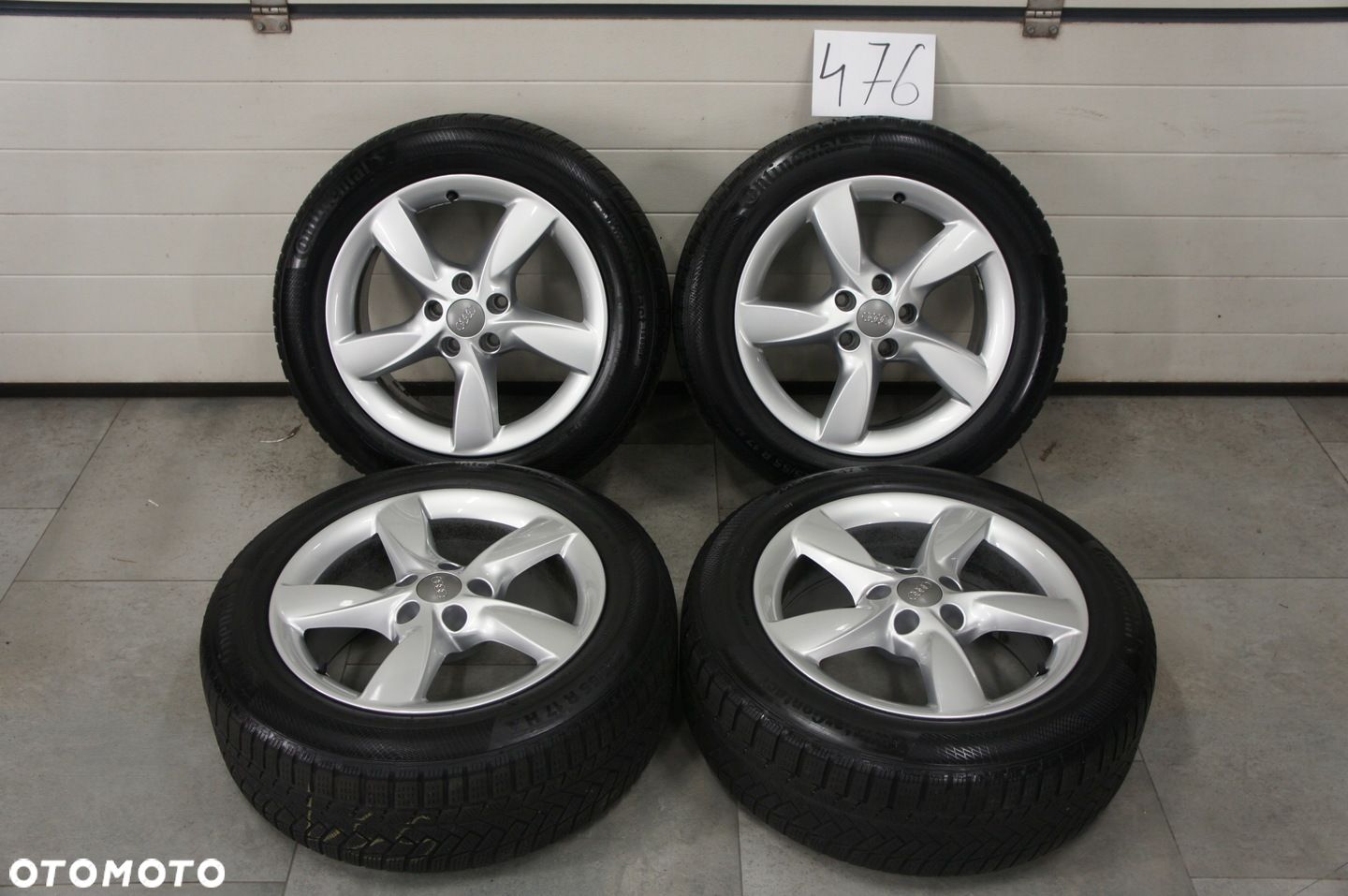 NR 476 Koła Zima Alufelgi AUDI A6 4G0 225/55/17 Continental - 1