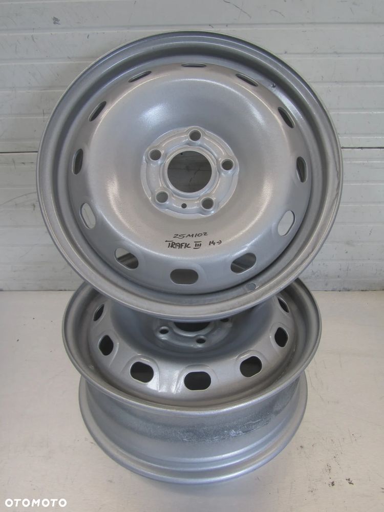 Renault Trafic-Vivaro 14-> felga stalowa ET 50  6 sztuk - 1