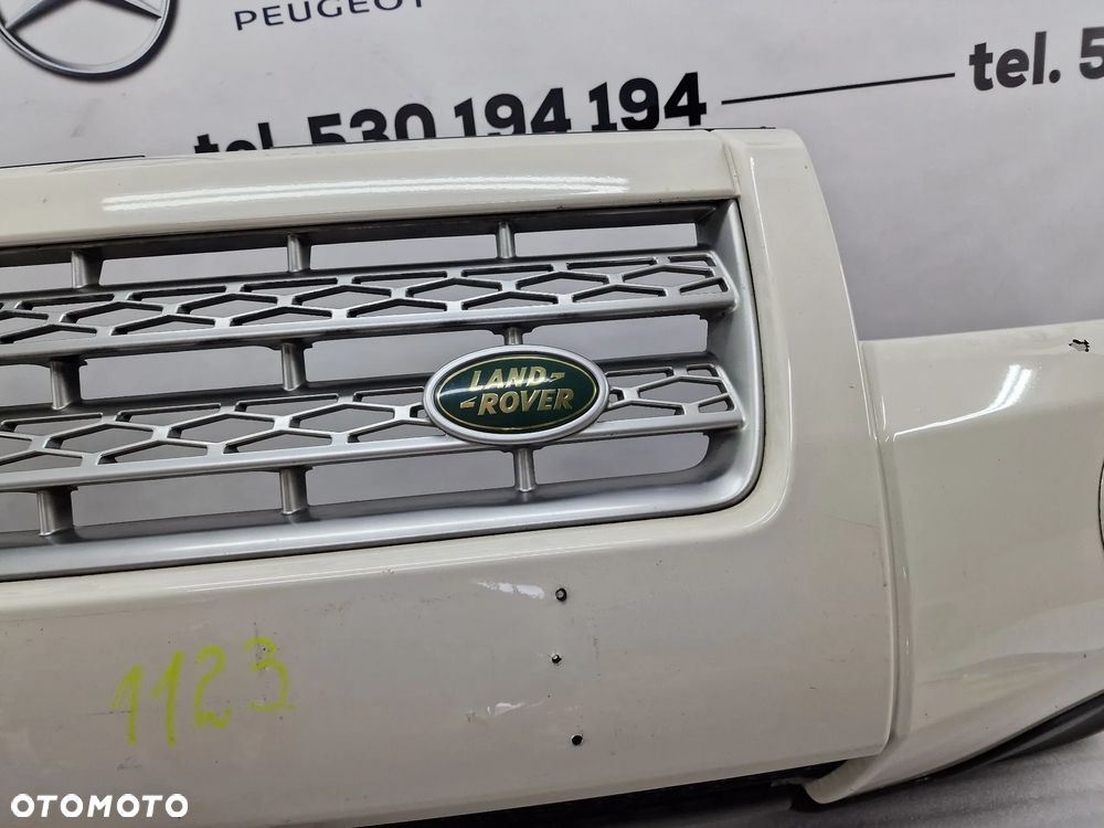 LAND ROVER FREELANDER II 2 07- ŁADNY ZDERZAK PRZEDNI PRZÓD + GRILL + KRATKA , KOLOR BIAŁO - KREMOWY , NR 6H52-17D957-A , NR AUKCJI NZ1123 - 11