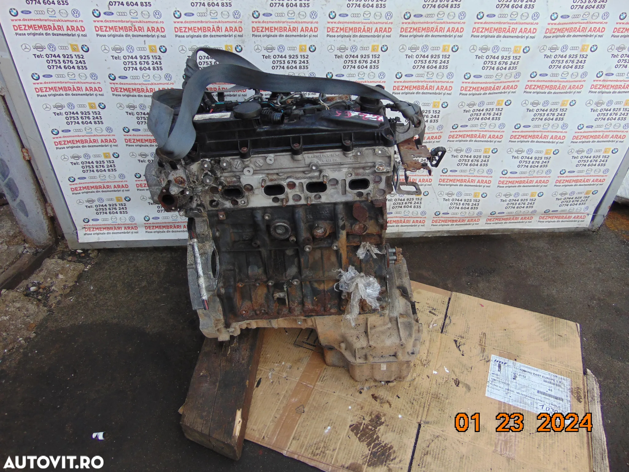 Motor Mercedes 2.2 euro 5 biturbo spreinter w906 vito viano w639 w212 w204 e class c class 651 - 5