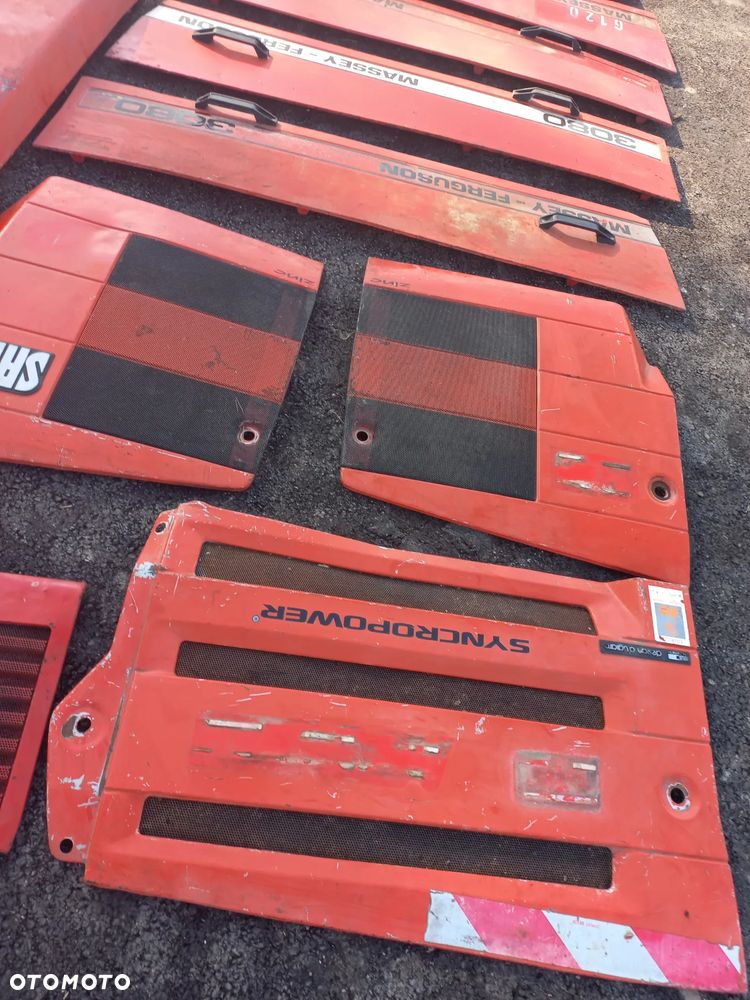 Maska boczna osłona massey ferguson,pokrywa silnika,grill,same,renault,3080, - 7