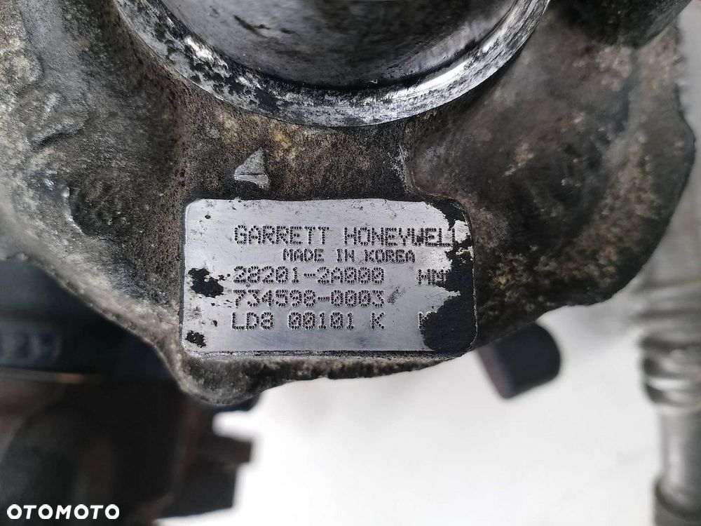 TURBINA Z HYUNDAI I10 I 28201-2A000 734598-0003 1.1 CRDI 75KM - 6