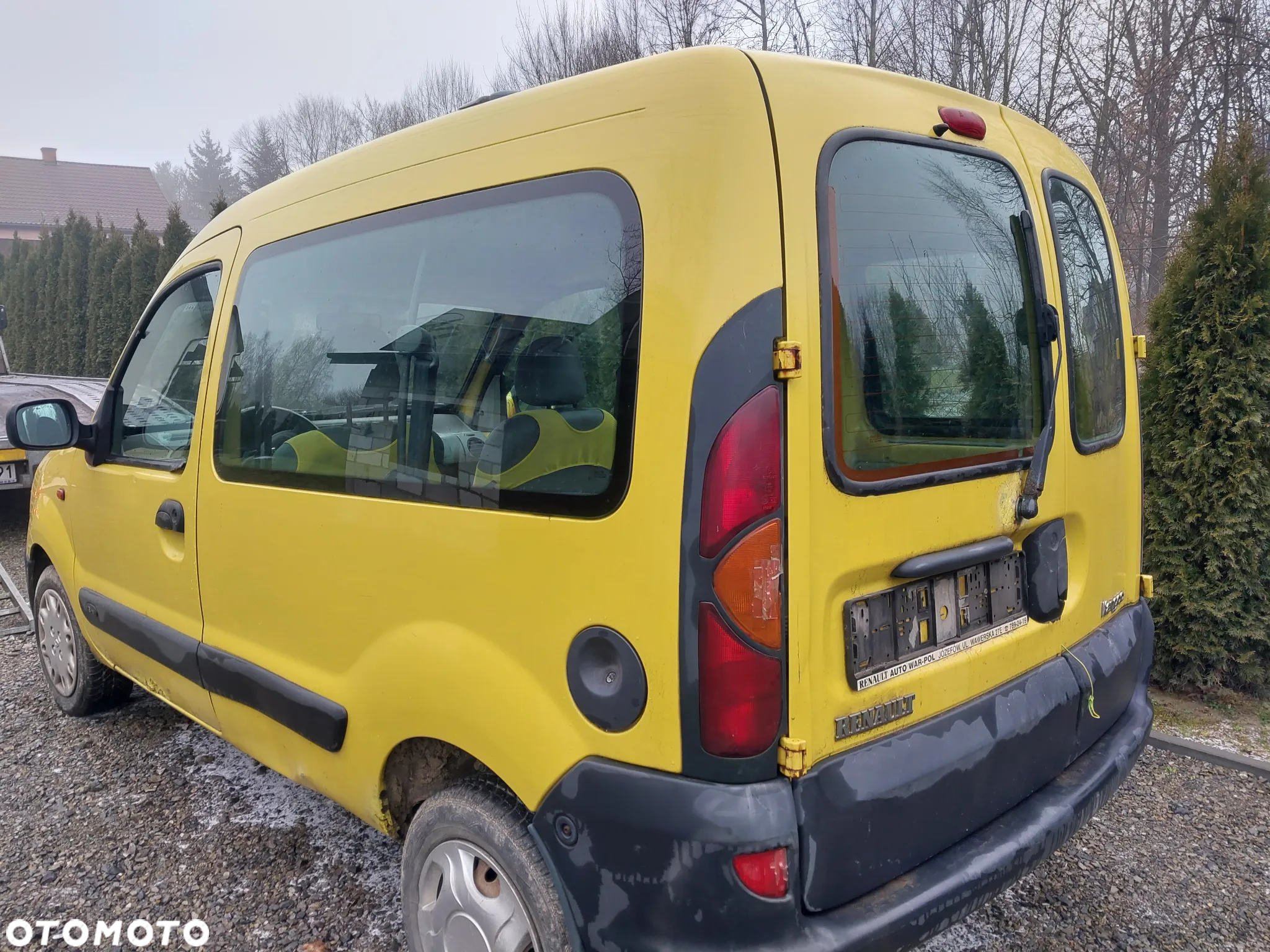 Renault Kangoo I Multispace silnik 1.2 16V D4F 75KM skrzynia biegów JB1 985 JB1985 drzwi maska klapa błotnik DV396 belka maglownica fotel szyba lusterko alternator felgi CAŁY NA CZĘŚCI WSZYSTKIE CZĘŚCI - 4