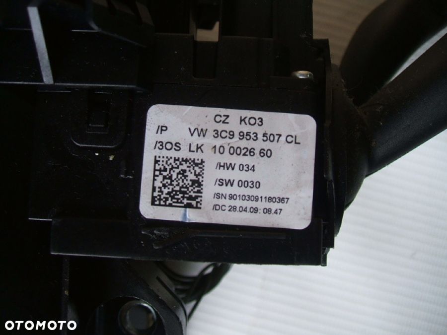 PASSAT B6 PRZEŁĄCZNIK ŚWIATEŁ WYCIERACZEK ZESPOLONY KIERUNKOWSKAZÓW - 4