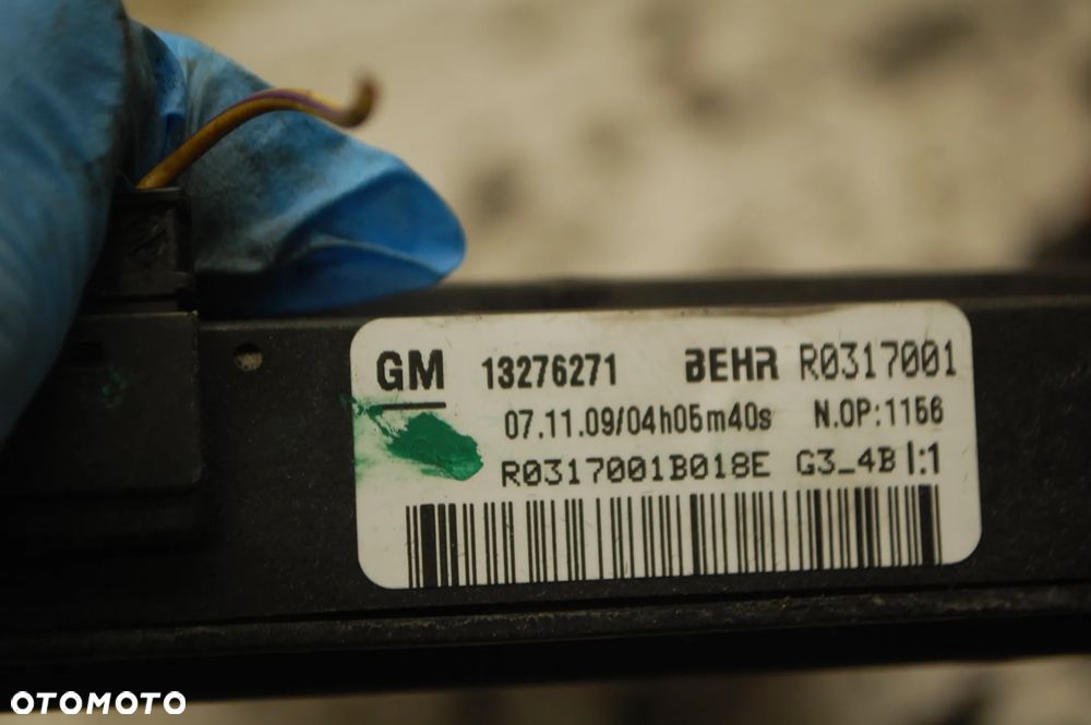 NAGRZEWNICA ELEKTRYCZNA 13276271 OPEL INSIGNIA A 2.8 TURBO - 3