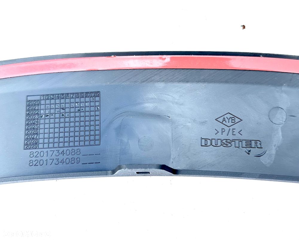 DACIA DUSTER 2 II 2017 - błotnik poszerzenie listwa PRAWA NOWA ORYGINAŁ OE - 3