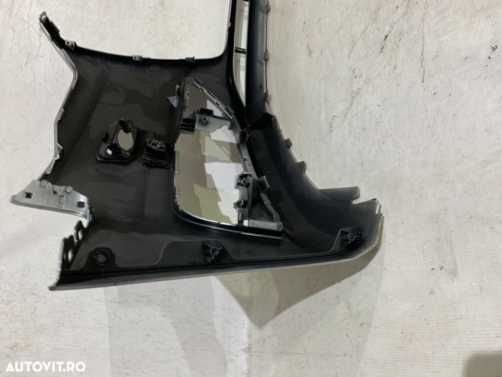 Bara fata Audi A3, Hatchback, 2013, 2014, 2015, 2016, cod origine OE 8V3807437, cu gauri pentru spalatori faruri. - 11