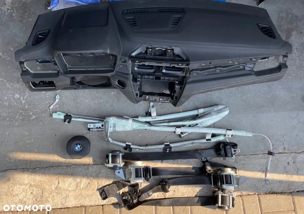 BMW X2 F39 Konsola deska rozdzielcza kurtyny airbag pasy poduszki - 1