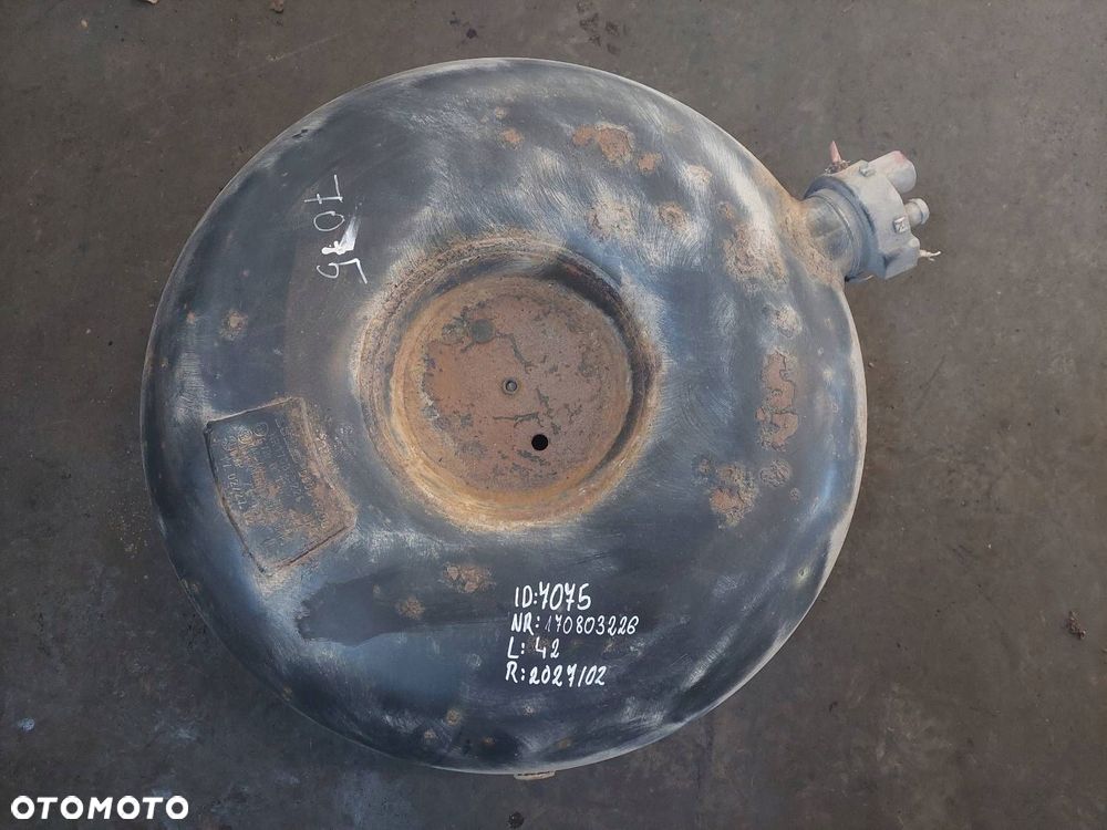 BUTLA GAZOWA LPG 42L 2027R PODWIESZANA PAPIER + ZAWÓR - 1