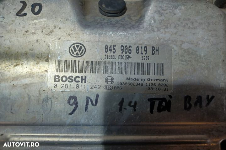 Calculator motor ECU 045906019BH 0281011242 - 1.4 TDI  - BAY  0459060 - 3