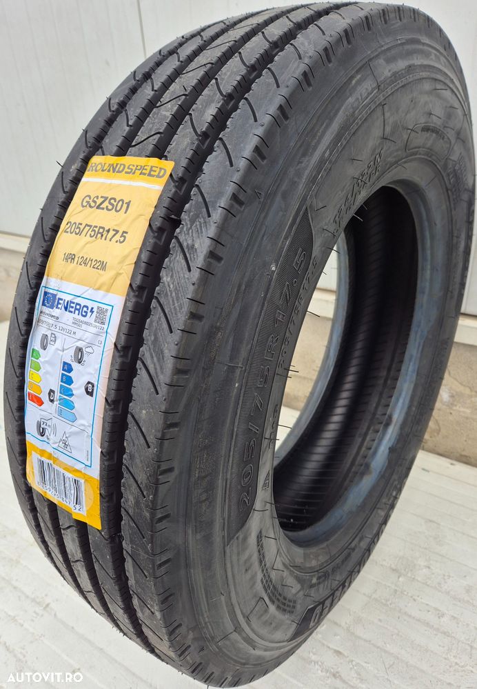 205/75 R17.5, 124M, GROUNDSPEED 14PR, Anvelope directie M+S - 5
