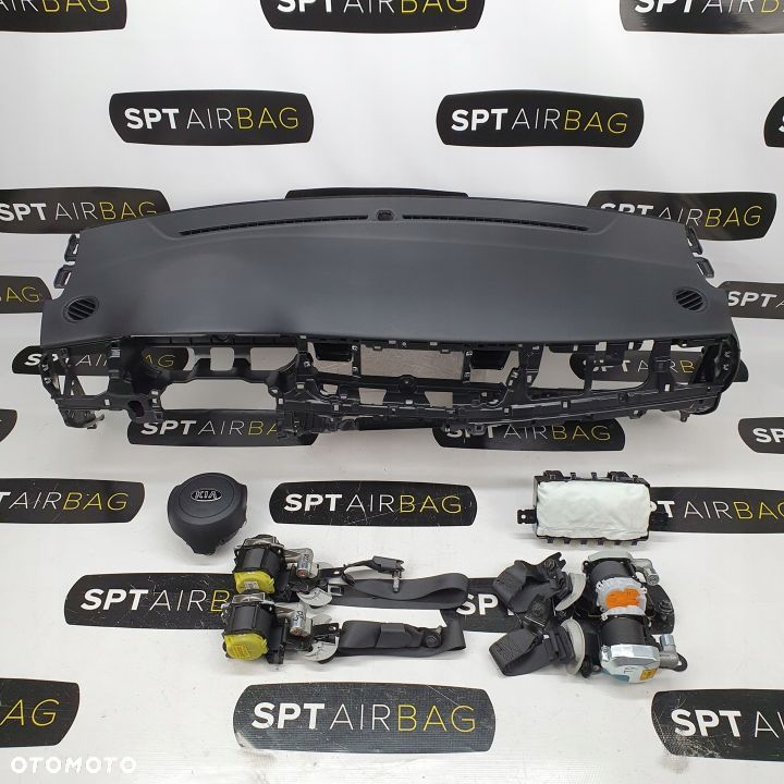 KIA STONIC DESKA ROZDZIELCZA KONSOLA KOKPIT PULPIT PODUSZKI AIRBAG AIR BAG PASY KIT SET - 1