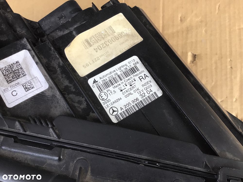 Lampa przednia prawa Mercedes C klasa 205 Full Led - 4