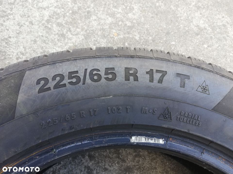OPONY ZIMOWE 4SZT CONTINENTAL WINTER CONTACT TS850P 225/65 R17 2018R 6,3MM - 7