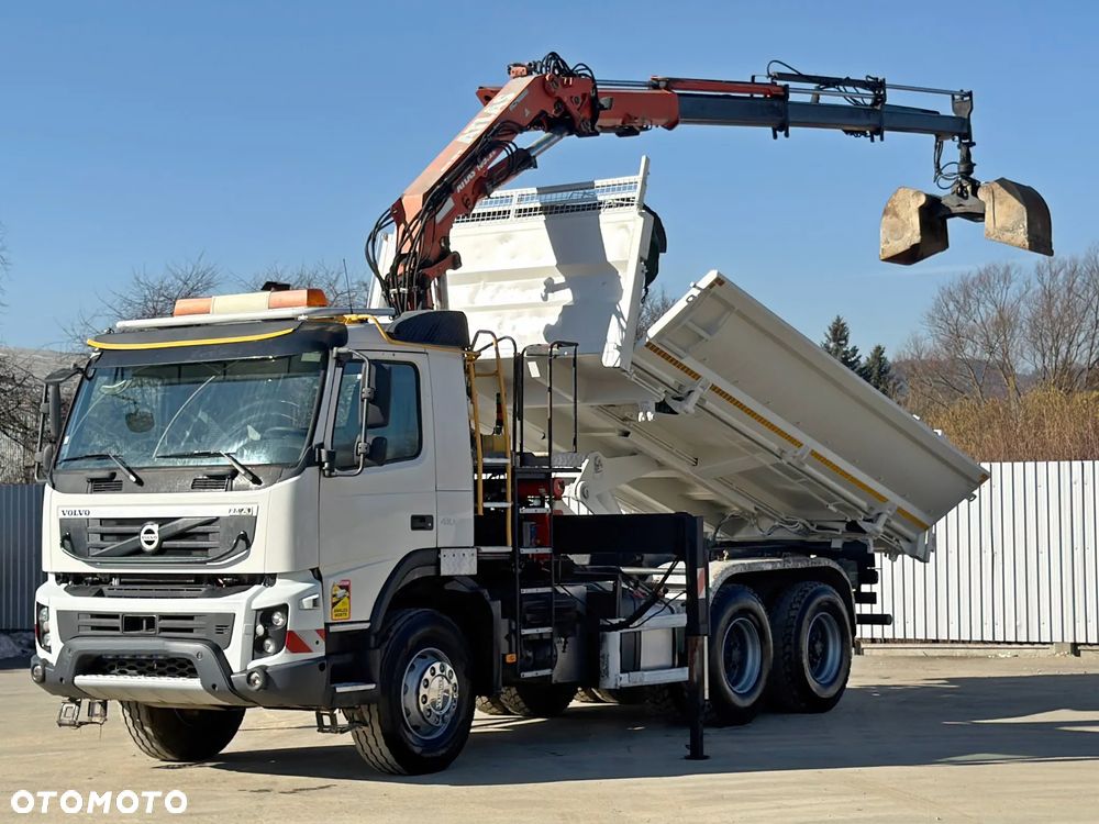 Volvo FMX 410 * WYWROTKA 5,10 m + ATLAS 165.2E + PILOT + BORDMATIC / 6x4 - 3